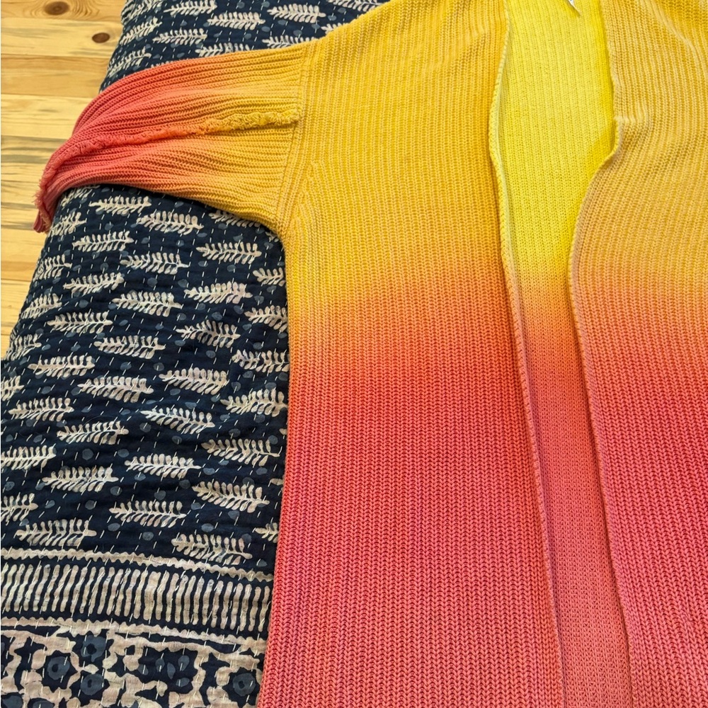 Free People Mai Tai Long Ombre Cardigan - Picture 6 of 12